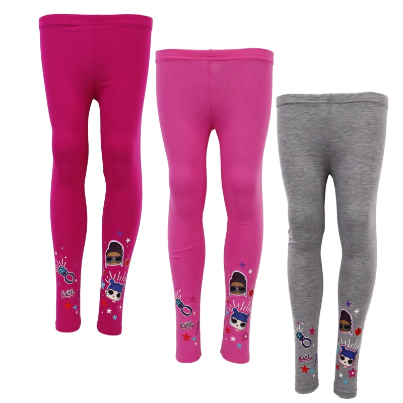 LOL Surprise Kinder Leggings Lang - WS-Trend.de lang Rosa pink Grau für Mädchen