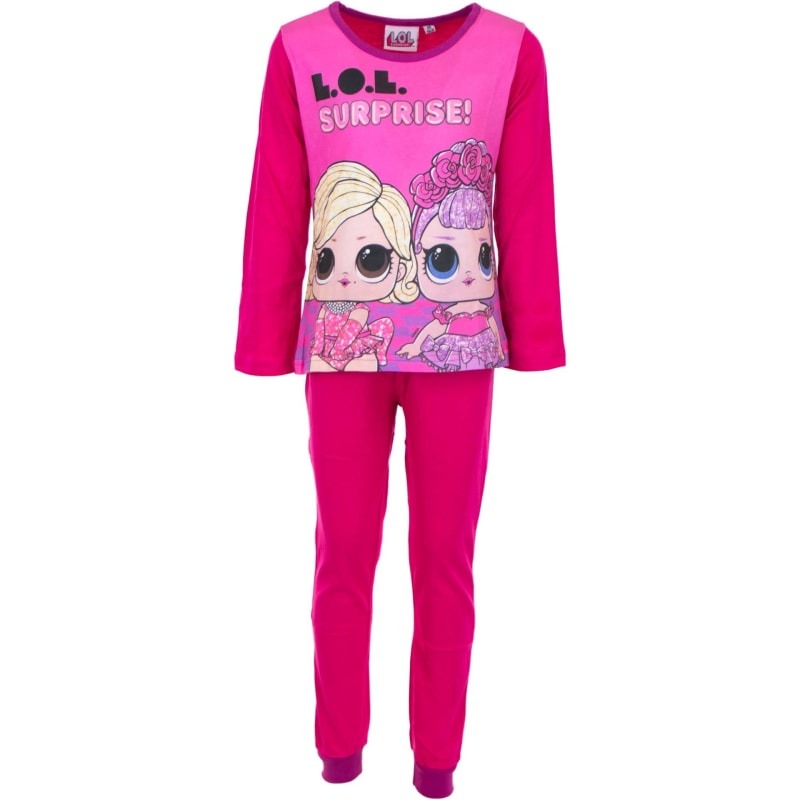 LOL Surprise Kinder Schlafanzug Pyjama lang - WS-Trend.de 98-128 pink Lila baumwolle