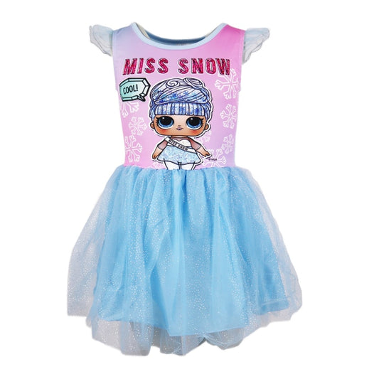 LOL Surprise Miss Snow Sommerkleid Kinder Kleid - WS-Trend.de Mädchen Tüllkleid Ballettkleid